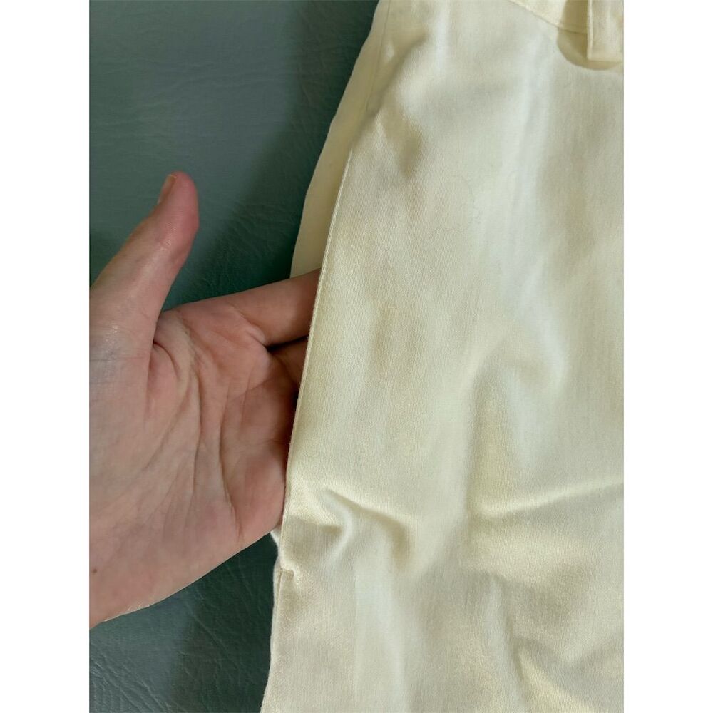 Liz Claiborne Lizsport Women's Beige Stretch Straight Leg Pants Size 14 - Picture 3 of 14